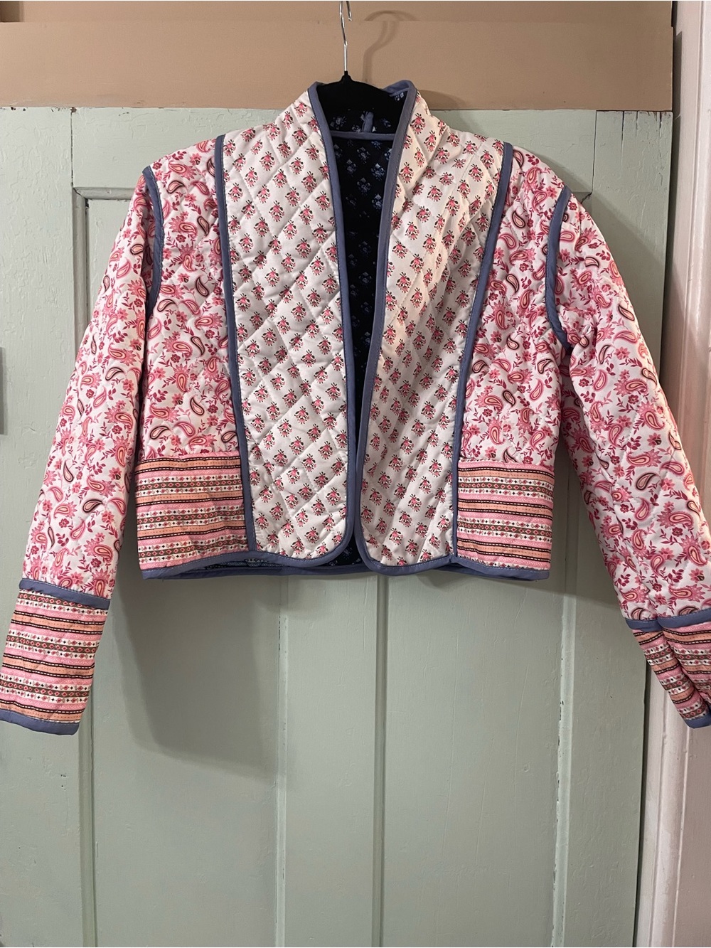Reversible Quilted Patterned Women's Jacket